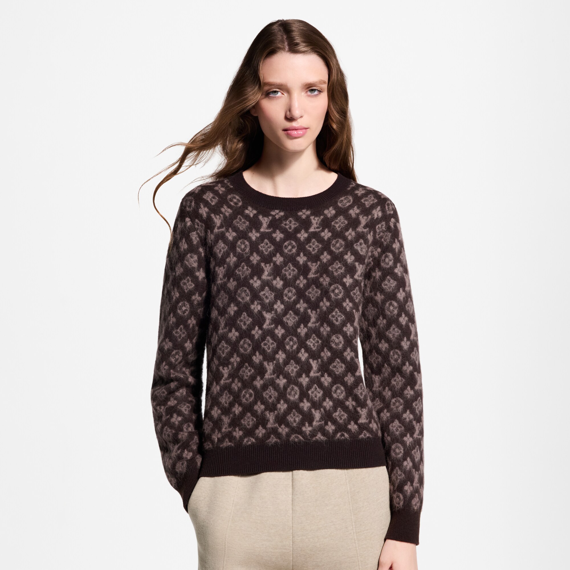 Brushed Monogram Pullover - Ready-to-Wear | LOUIS VUITTON